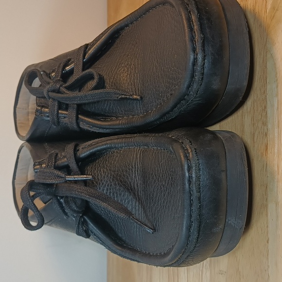Clarks Stinson  Shoes Black  leather Man S 9 1/2